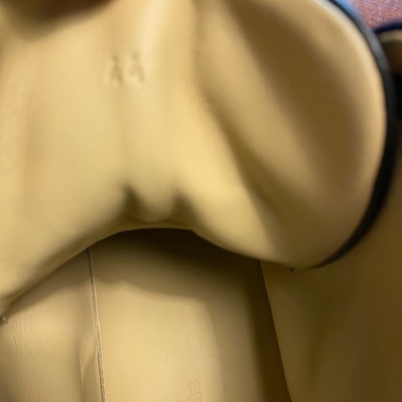 Hermes Jimmy Blue Suede High Tops Sneakers Size 11 - Picture 6 of 16